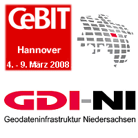 Koordinierungsstelle GDI-NI auf der CeBIT 2008