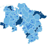 Geodaten der Städte und Gemeinden