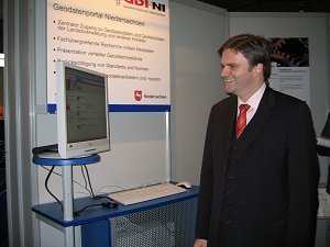 Geodatenportalfreischaltung durch Minister Schünemann