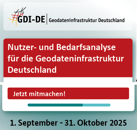 Nutzer- und Bedarfsanalyse für die GDI-DE